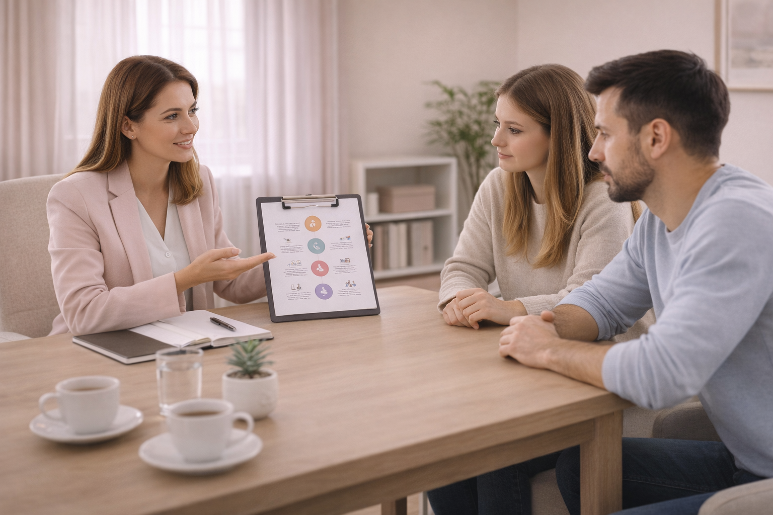 Illustration representing the MIAM process