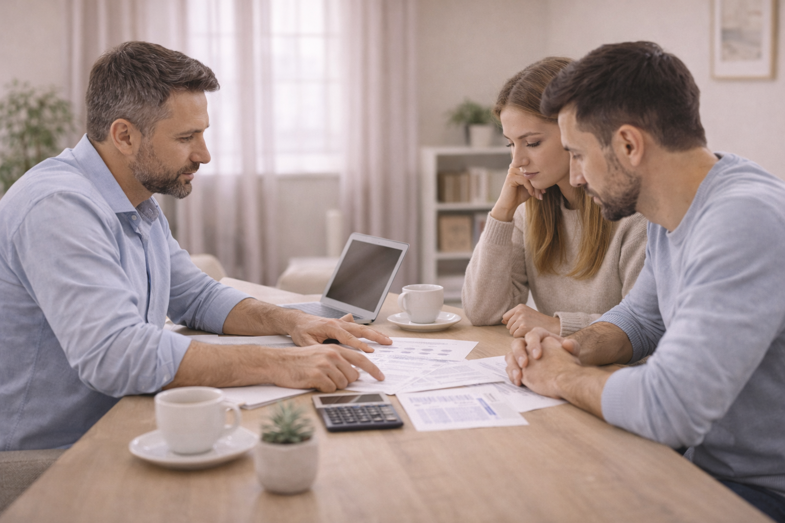 Illustration representing financial mediation services